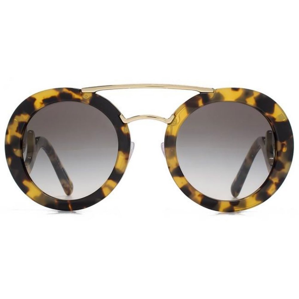 Prada Absolute Ornate Baroque Havana Sunglasses